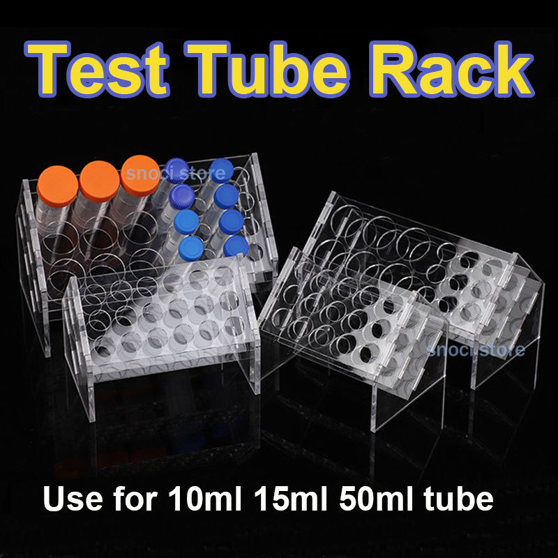Slant Rack Acrylic Test Tube H - Centrifuge Tube Rack ulasan dan harga
