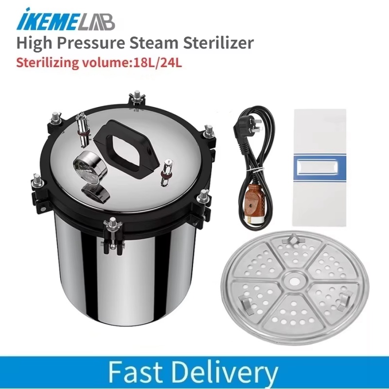 IKEME 18/24L Portable Autoclav - Medical Laboratories ulasan dan harga