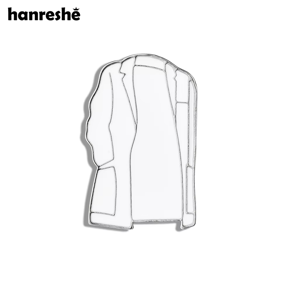 Hanreshe White Coat Enamel Bro - Medical Lab Scientist ulasan dan harga