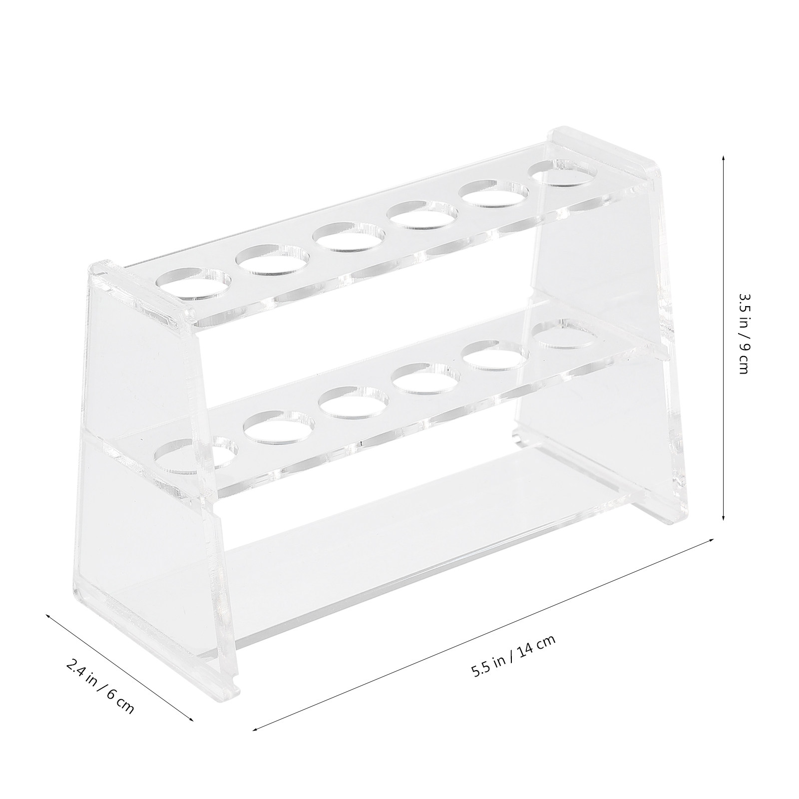 12-Hole Clear Acrylic Test Tub - Centrifuge Tube Rack ulasan dan harga